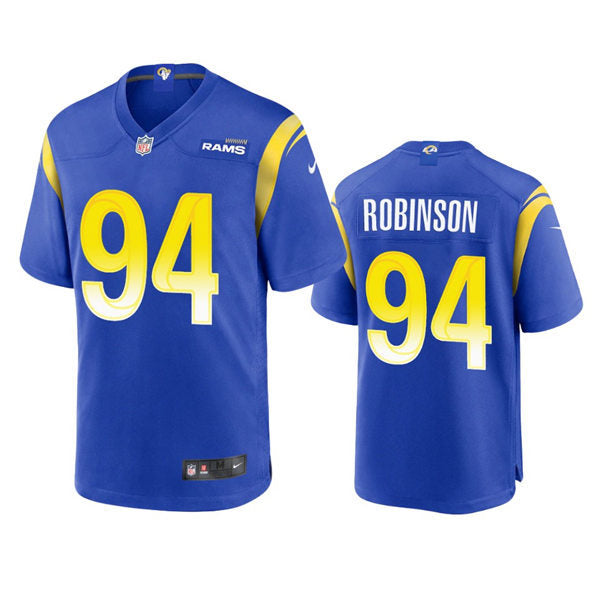 Mens Los Angeles Rams #94 A’Shawn Robinson Nike Royal Vapor Untouchable Limited Jersey