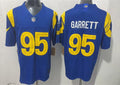 Mens Los Angeles Rams #95 Myles Garrett Nike 2026 Royal Vapor F.U.S.E. Limited Jersey