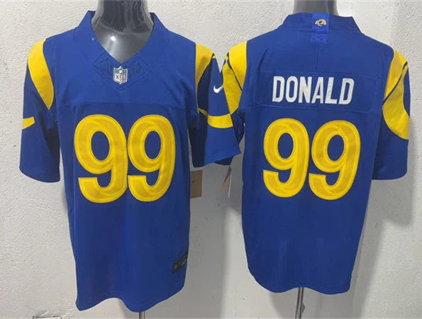 Men’s Los Angeles Rams #99 Aaron Donald Nike Royal F.U.S.E. Vapor Limited Football Jersey
