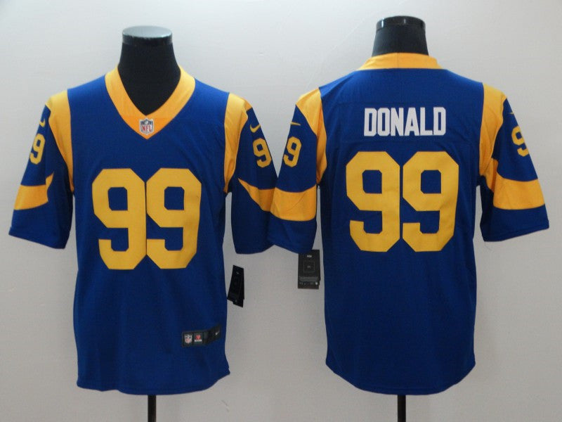 Men’s Los Angeles Rams #99 Aaron Donald Nike Royal Limited Jersey