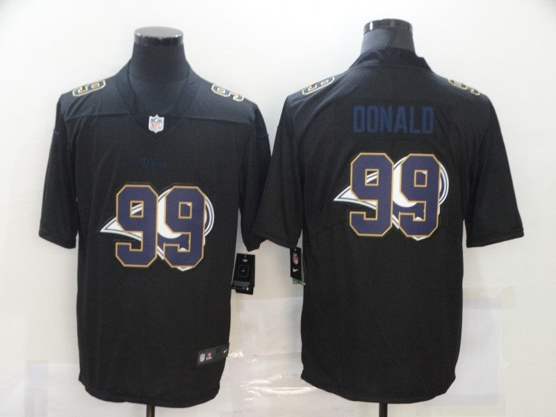 Men’s Los Angeles Rams Aaron Donald #99 Black Authentic Jersey