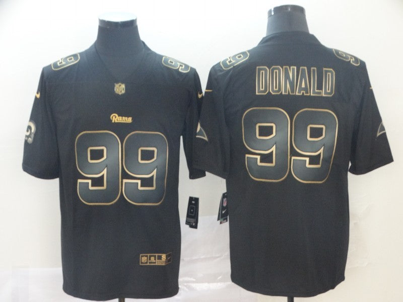 Men’s Los Angeles Rams Aaron Donald #99 Black Jersey