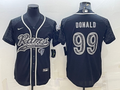 Men’s Los Angeles Rams Aaron Donald #99 Black RFLCTV Limited Jersey Joint Edition