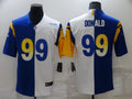 Men’s Los Angeles Rams Aaron Donald #99 Blue/White Jersey