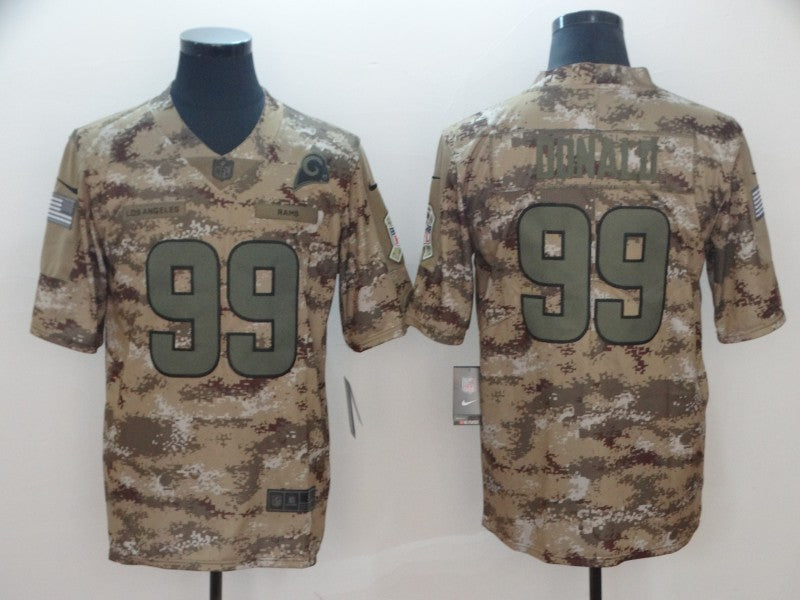 Men’s Los Angeles Rams Aaron Donald #99 Camouflage Jersey