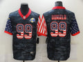 Men’s Los Angeles Rams Aaron Donald #99 Gray Camouflage Jersey