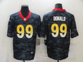 Men’s Los Angeles Rams Aaron Donald #99 Gray Camouflage Jersey