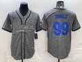 Men’s Los Angeles Rams Aaron Donald #99 Gray Jersey Joint Edition
