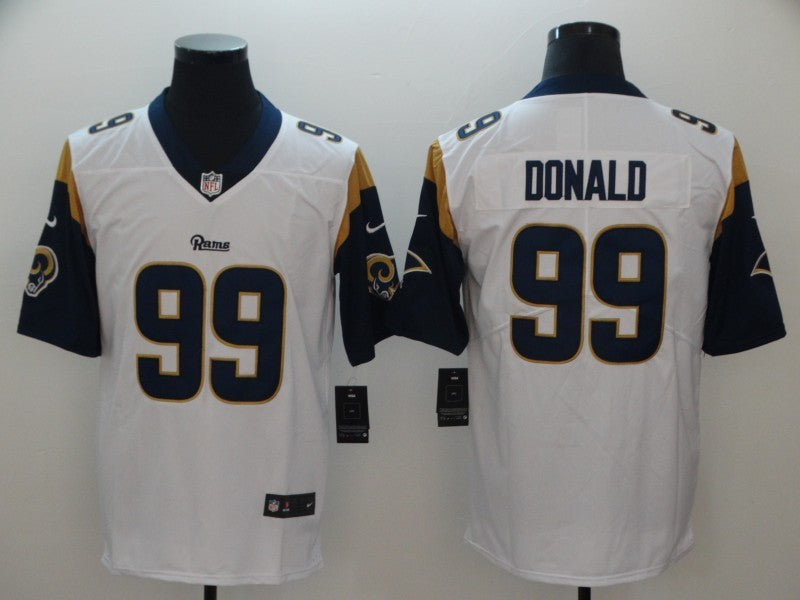 Men’s Los Angeles Rams Aaron Donald #99 White Jersey