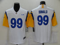 Men’s Los Angeles Rams Aaron Donald #99 White Legend Jersey