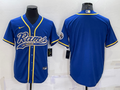 Men’s Los Angeles Rams Blue Blank Jersey
