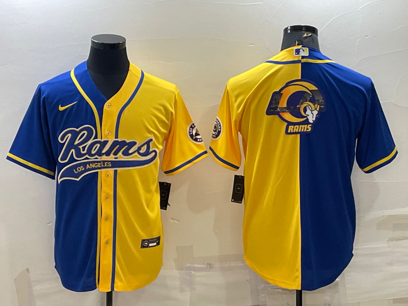 Men’s Los Angeles Rams Blue/Yellow Jersey
