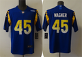 Men’s Los Angeles Rams Bobby Wagner #45 Blue Jersey
