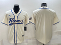 Men’s Los Angeles Rams Bone Blank Jersey