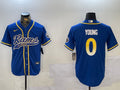 Men’s Los Angeles Rams Byron Young #0 Royal Jersey