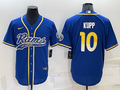 Men’s Los Angeles Rams Cooper Kupp #10 Blue Jersey Joint Edition