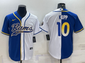 Men’s Los Angeles Rams Cooper Kupp #10 Blue/White Jersey Joint Edition