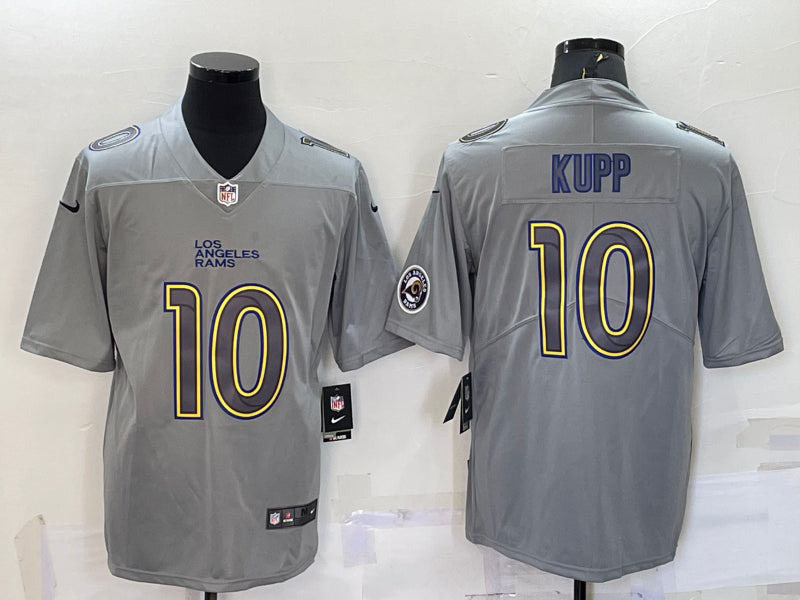 Men’s Los Angeles Rams Cooper Kupp #10 Gray Atmosphere Jersey