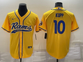 Men’s Los Angeles Rams Cooper Kupp #10 Yellow Jersey Joint Edition