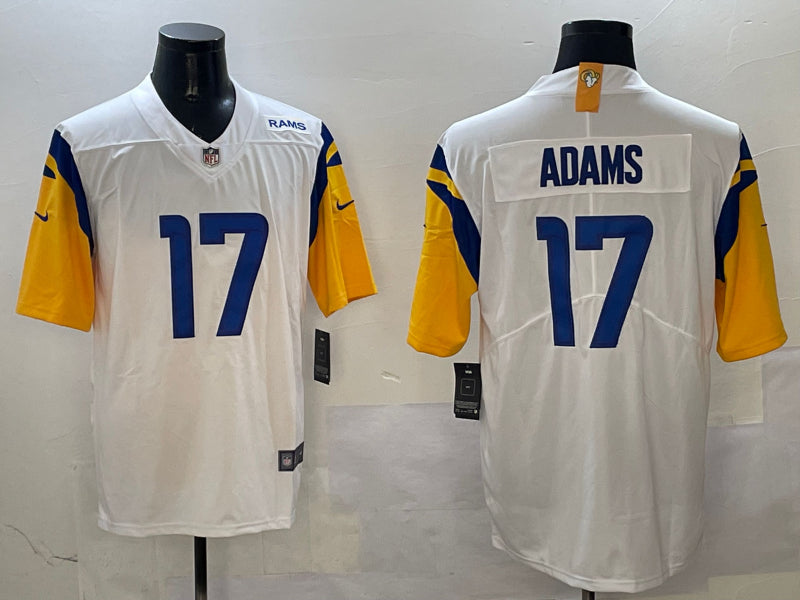 Men’s Los Angeles Rams Davante Adams #17 White Jersey