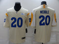 Men’s Los Angeles Rams Eric Weddle #20 Beige Jersey