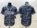 Men’s Los Angeles Rams Grey Camouflage Blank Jersey