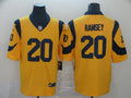 Men’s Los Angeles Rams Jalen Ramsey #20 Yellow Jersey