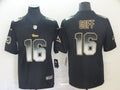 Men’s Los Angeles Rams Jared Goff #16 Black Alternate Jersey