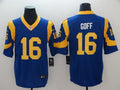 Men’s Los Angeles Rams Jared Goff #16 Blue Jersey