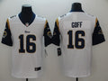 Men’s Los Angeles Rams Jared Goff #16 White Jersey