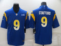 Men’s Los Angeles Rams Matthew Stafford #9 Blue Vapor Limited Jersey