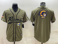 Men’s Los Angeles Rams Olive 2022 Salute To Service Limited Jersey