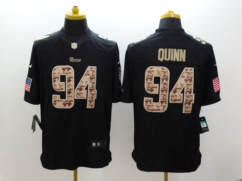 Men’s Los Angeles Rams Robert Quinn #94 Black Jersey