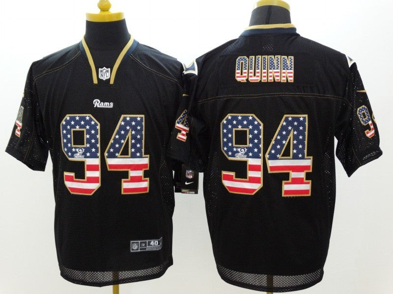 Men’s Los Angeles Rams Robert Quinn #94 Black Jersey
