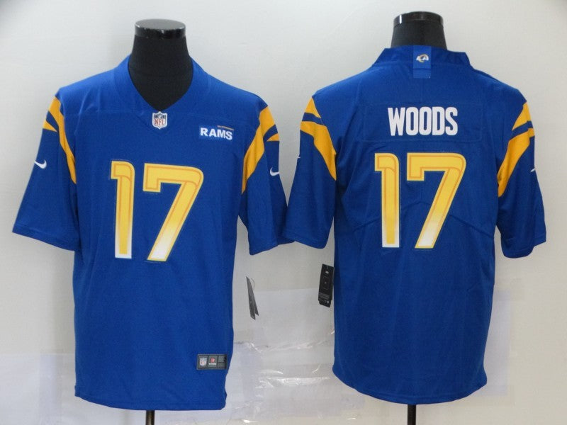 Men’s Los Angeles Rams Robert Woods #17 Blue Jersey