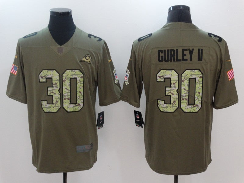 Men’s Los Angeles Rams Todd Gurley II #30 Brown Jersey