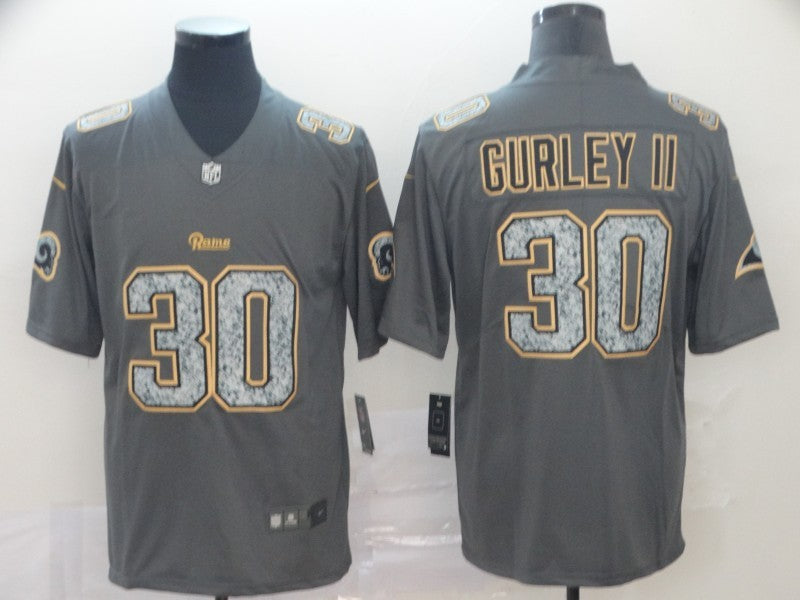 Men’s Los Angeles Rams Todd Gurley II #30 Gray Jersey