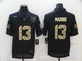 Men’s Miami Dolphins #13 Dan Marino Black Jersey