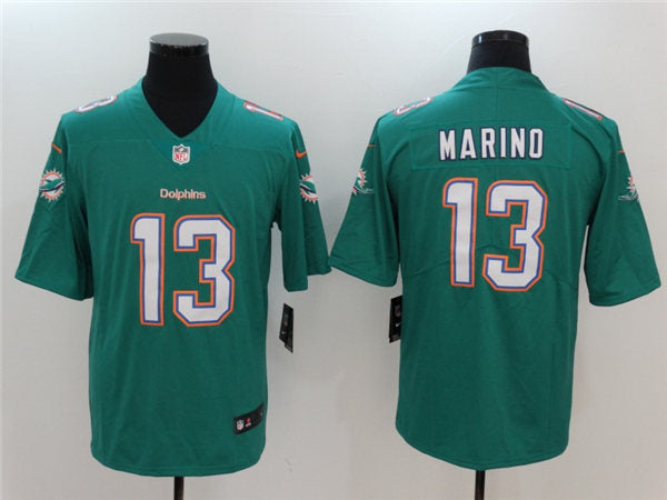 Men’s Miami Dolphins #13 Dan Marino Nike Aqua Vapor Limited Jersey