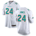 Mens Miami Dolphins #24 Byron Jones Nike White Vapor Limited Jersey
