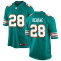 Mens Miami Dolphins #28 De’Von Achane Nike Aqua Alternate F.U.S.E. Vapor Limited Jersey