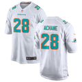 Mens Miami Dolphins #28 De’Von Achane Nike Home White F.U.S.E. Vapor Limited Jersey