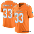 Mens Miami Dolphins #33 Jason Marshall Jr. Nike Orange Color Rush Limited Jersey