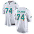 Mens Miami Dolphins #74 Liam Eichenberg Nike Home White F.U.S.E. Vapor Limited Jersey