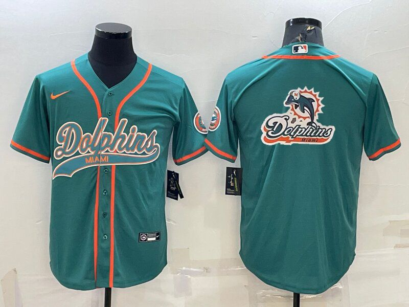 Men’s Miami Dolphins Aqua Jersey