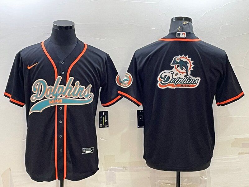 Men’s Miami Dolphins Black Jersey