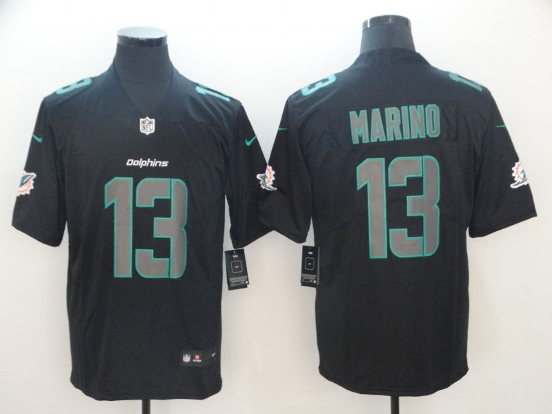 Men’s Miami Dolphins Dan Marino #13 Black Jersey