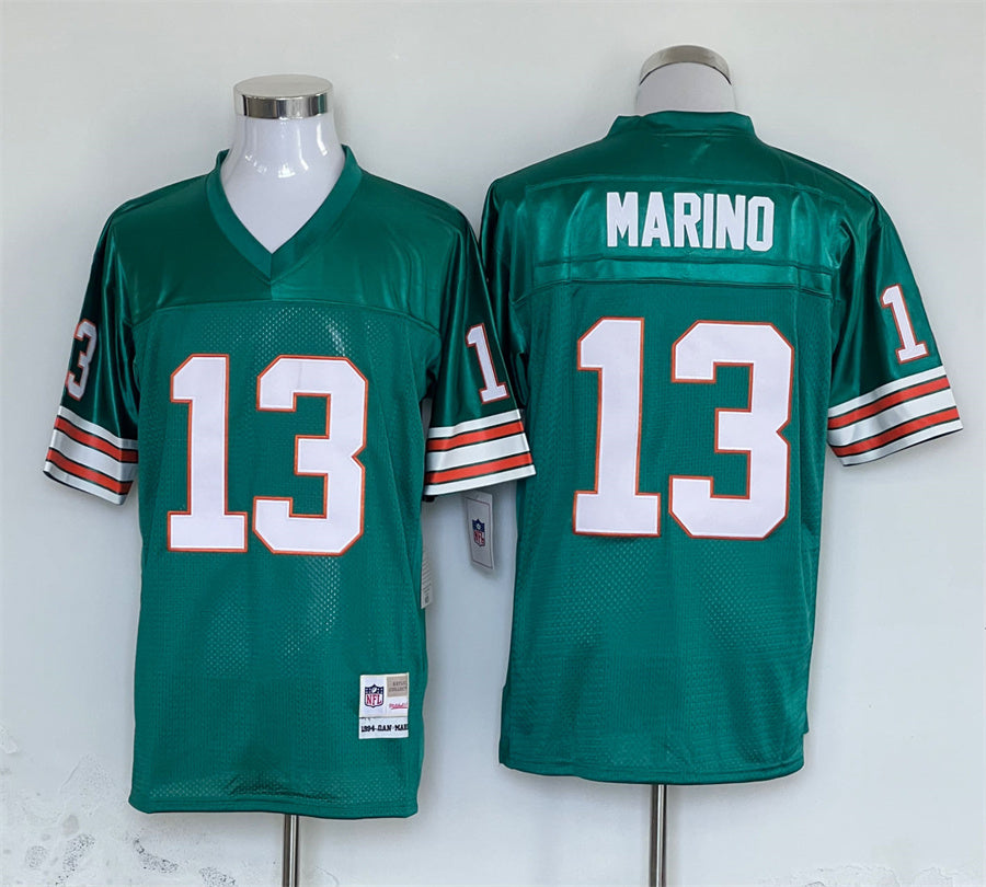 Men’s Miami Dolphins Dan Marino Mitchell & Ness Aqua Legacy Jersey