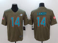 Men’s Miami Dolphins Jarvis Landry #14 Brown Jersey