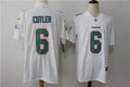 Men’s Miami Dolphins Jay Cutler #6 White Jersey